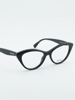 Max Mara MM5083 001 Eyeglasses Black 53mm Cat Eye Frame